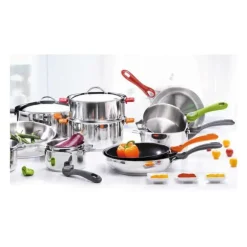 Poêle à Frire tout Inox sans Queue Ø 28 cm Twisty de Buyer