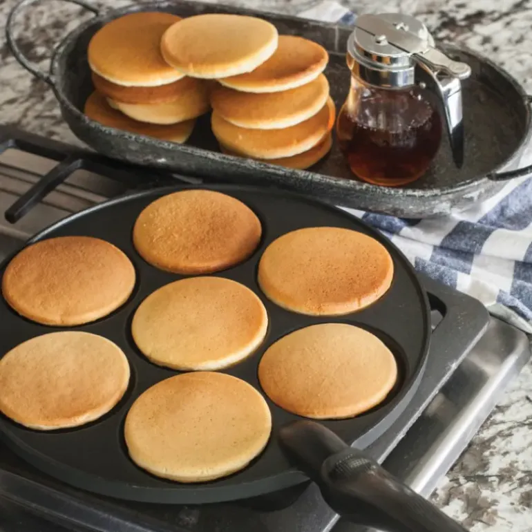 Poêle à Pancakes (x7) Fonte d'Aluminium Nordic Ware