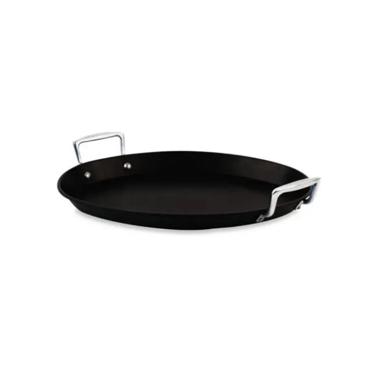 Poêle à Poisson Ovale 25,5x40 cm Anti-Adhérente Les Forgées Le Creuset