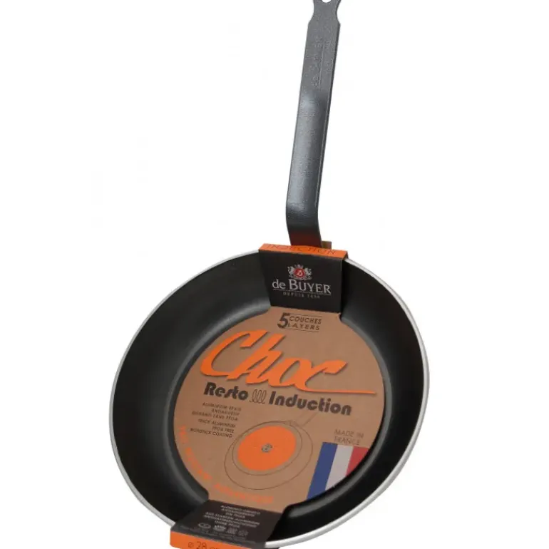 Poêle Antiadhésive ø28 cm Choc Resto Induction De Buyer