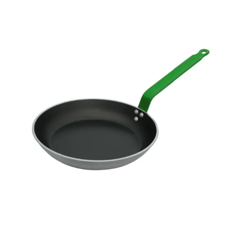 Poêle Antiadhésive ø28 cm HACCP Vert Choc Resto Induction De Buyer