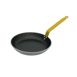 Poêle Antiadhésive ø24 cm HACCP Jaune Choc Resto Induction De Buyer
