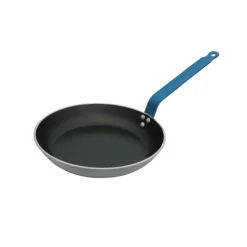 Poêle Antiadhésive ø24 cm HACCP Bleu Choc Resto Induction De Buyer