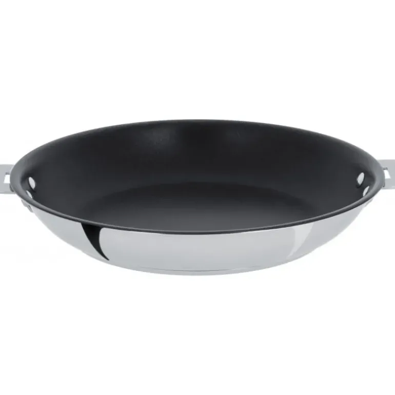 Poêle Casteline Ø 30 cm Manche Amovible Anti-Adhésive Inox Cristel