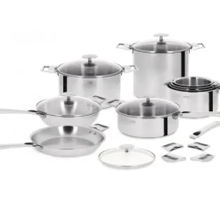 Poêle Casteline Ø 28 cm Manche Amovible Anti-Adhésive Inox Cristel