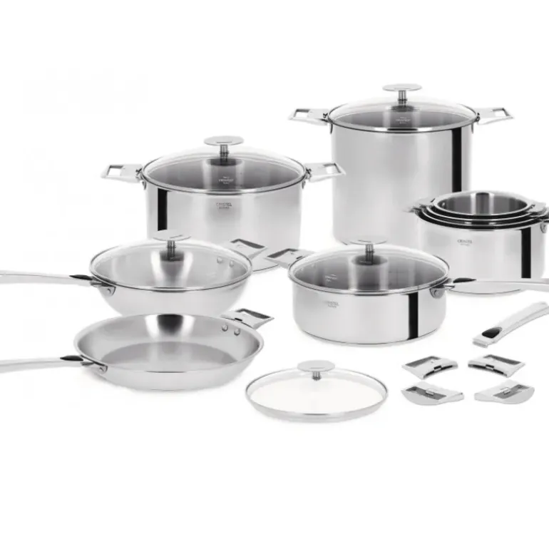 Poêle Casteline Ø 24 cm Manche Amovible Inox Cristel