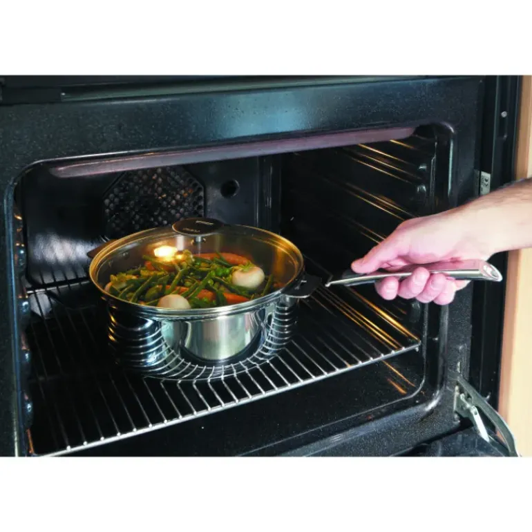 Poêle Casteline Ø 22 cm Manche Amovible Anti-Adhésive Inox Cristel