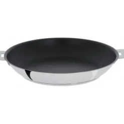 Poêle Mutine Ø 26 cm Manche Amovible Anti-Adhésive Inox Cristel