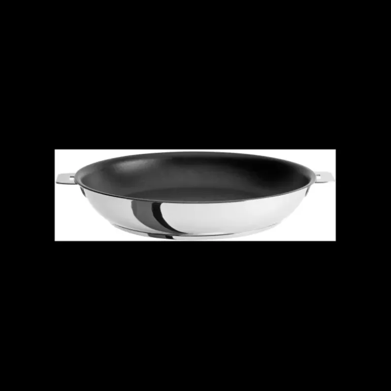 Poêle Mutine 28 cm Manche Amovible Antiadhésive Inox Cristel