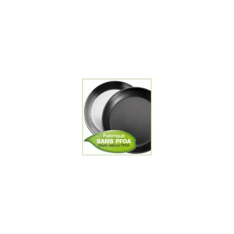 Poêle Mutine Ovale Ø 35 cm Manche Amovible Anti-Adhésive Inox Cristel