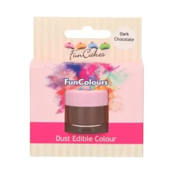 Poudre comestible Chocolat noir 1,5 g FunCakes