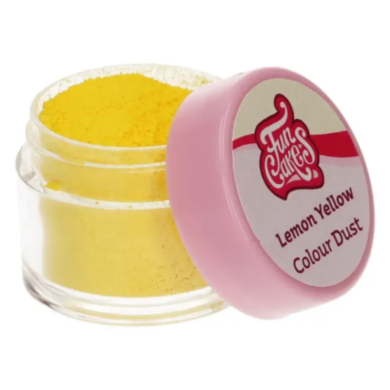Poudre Comestible Jaune Citron 2,5 g Funcakes