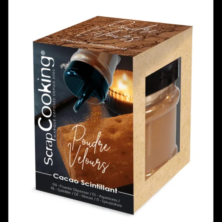 Poudre Velours Cacao Scintillant 80 g Scrapcooking