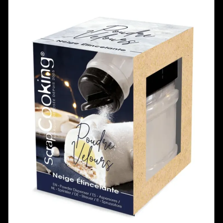 Poudre Velours Neige Etincelante 100 g Scrapcooking