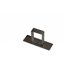 Poussoir Rectangle inox 88 x 28 mm
