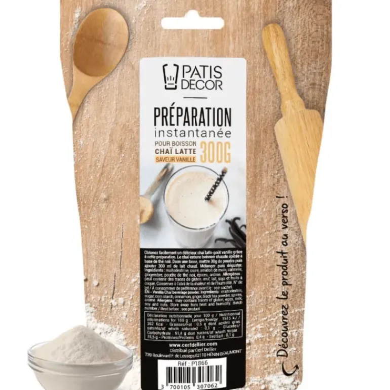 Préparation Instantanée pour Chaï Latte Vanille 300 g Patisdécor