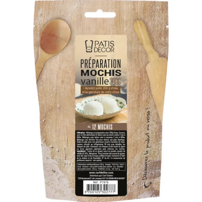 Préparation Pour Mochis Vanille 300 g Patisdécor