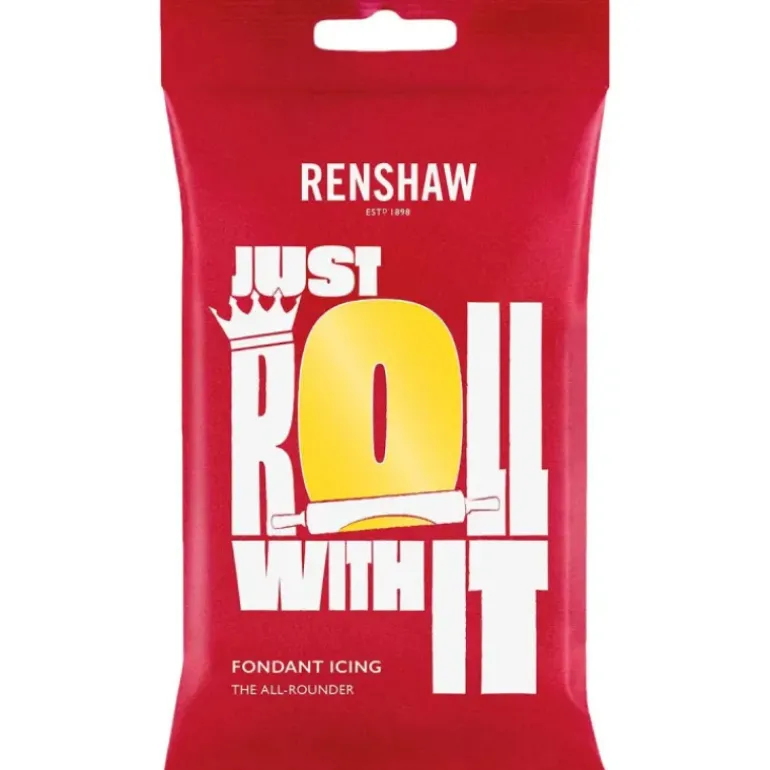 Pâte à Sucre Pro Jaune 250g Renshaw