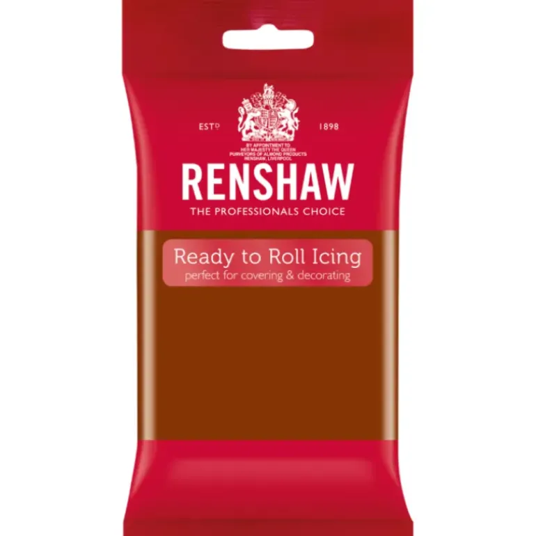 Pâte à Sucre Pro Marron Foncé 250g Renshaw