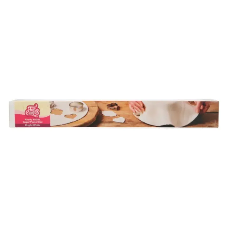 Pâte à Sucre Prête à Dérouler Blanc 430 g Funcakes
