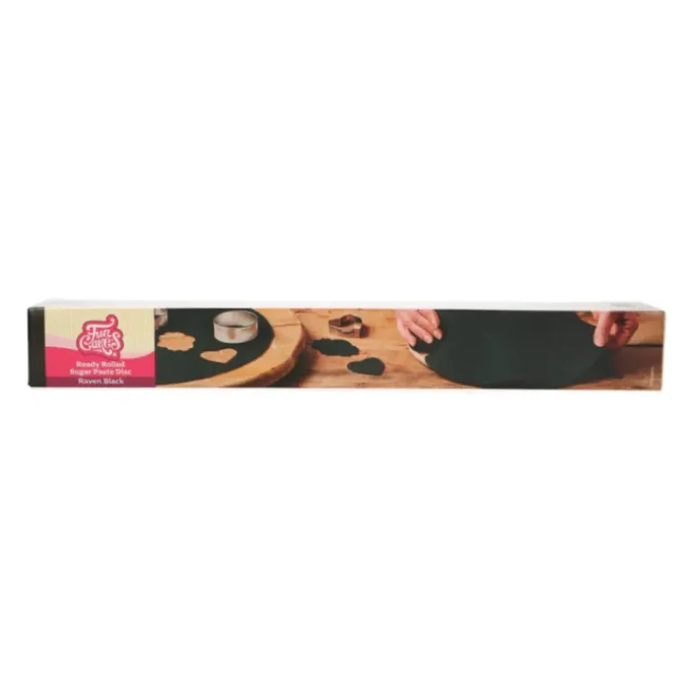 Pâte à Sucre Prête à Dérouler Noir 430g Funcakes
