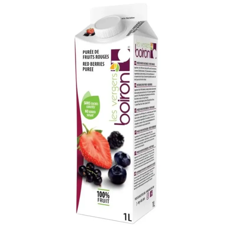 Purée de Fruits Rouges 1 L Boiron
