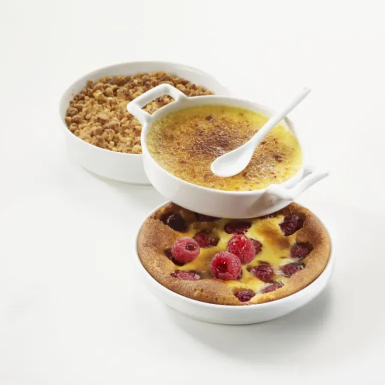 Ramequin crème brûlée Blanc 14,5x13 cm Belle Cuisine Revol