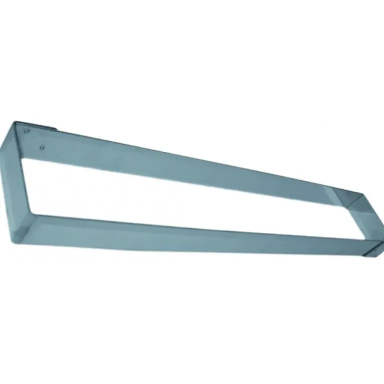 Rectangle Inox sans Fond 9 x 57 cm H.3 cm