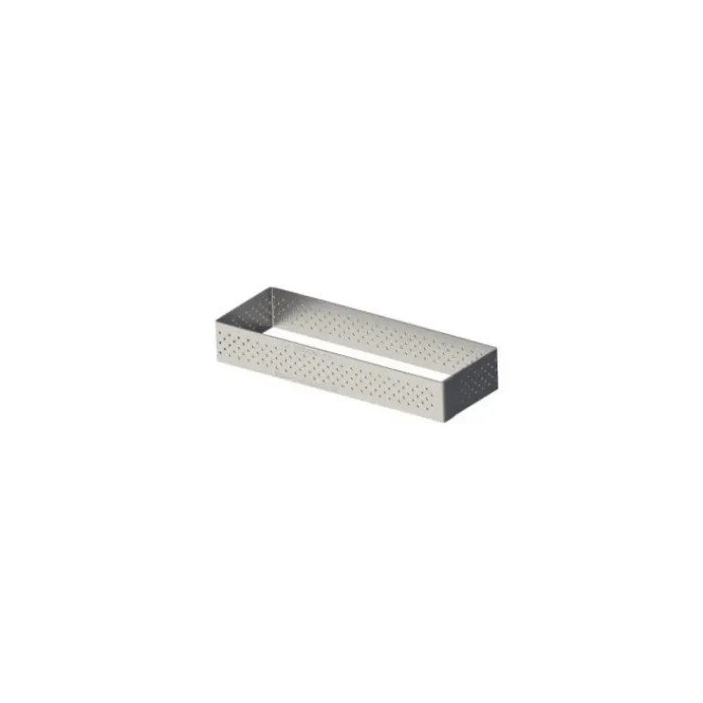 Rectangle perforé 25 x 8 cm de L'école Valrhona par De Buyer