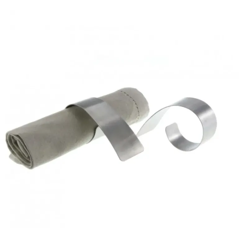 Rond de serviette inox Arabesque diamètre 4cm par LeBrun (x4)