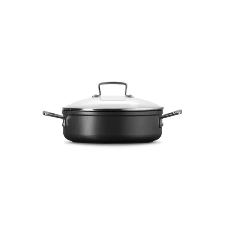 Rondeau avec Couvercle 24 cm Anti-Adhérent Les Forgées Le Creuset