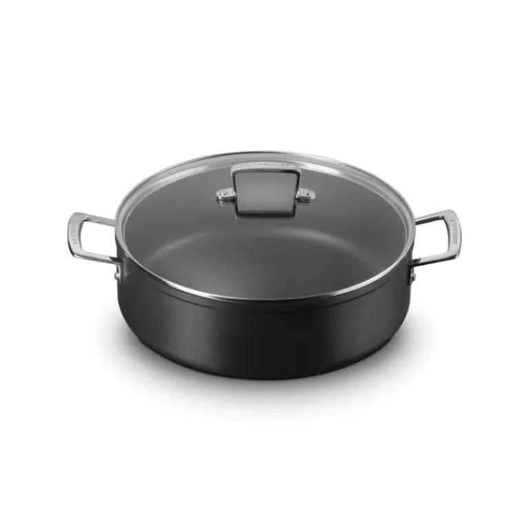 Rondeau avec Couvercle 30 cm Anti-Adhérent Les Forgées Le Creuset