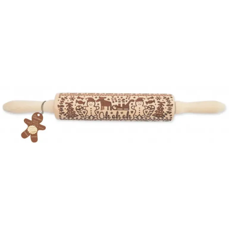 Rouleau à Pâtisserie Motifs Noël Gingerman 39 cm