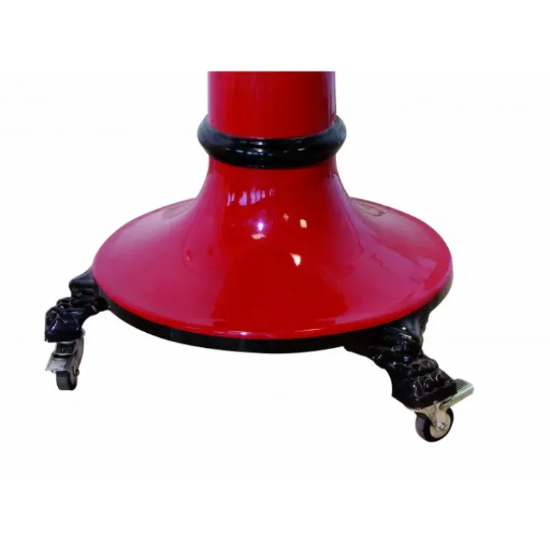 Roulettes pour Pied de Trancheuse Jambon Manuelle Rouge Wismer