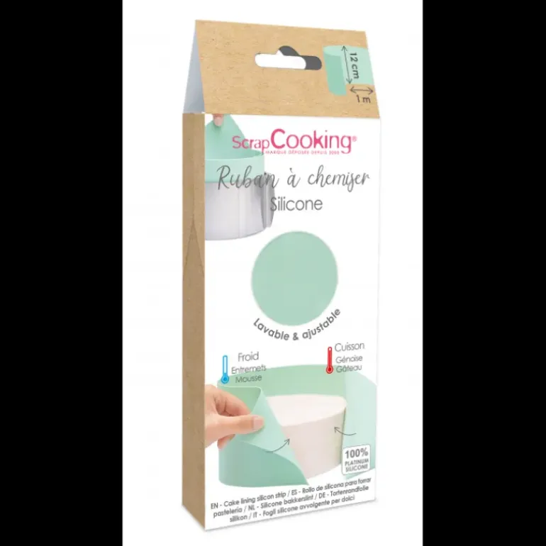 Ruban à Chemiser en Silicone 1 m x H 12 cm Scrapcooking