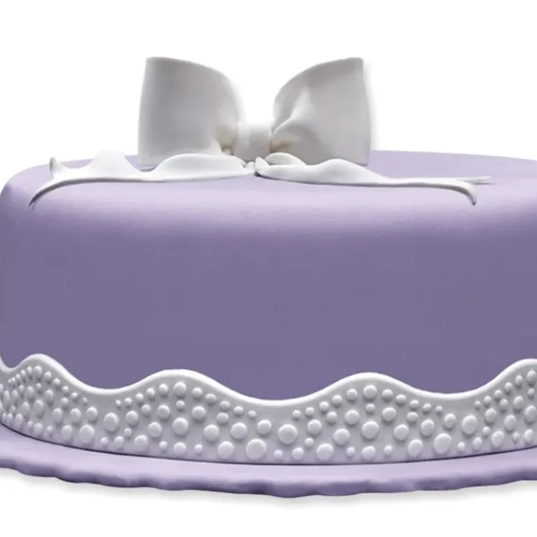 Ruban Pate à Sucre Bulles 1,25 m x H 3 cm (x2) Patisdécor