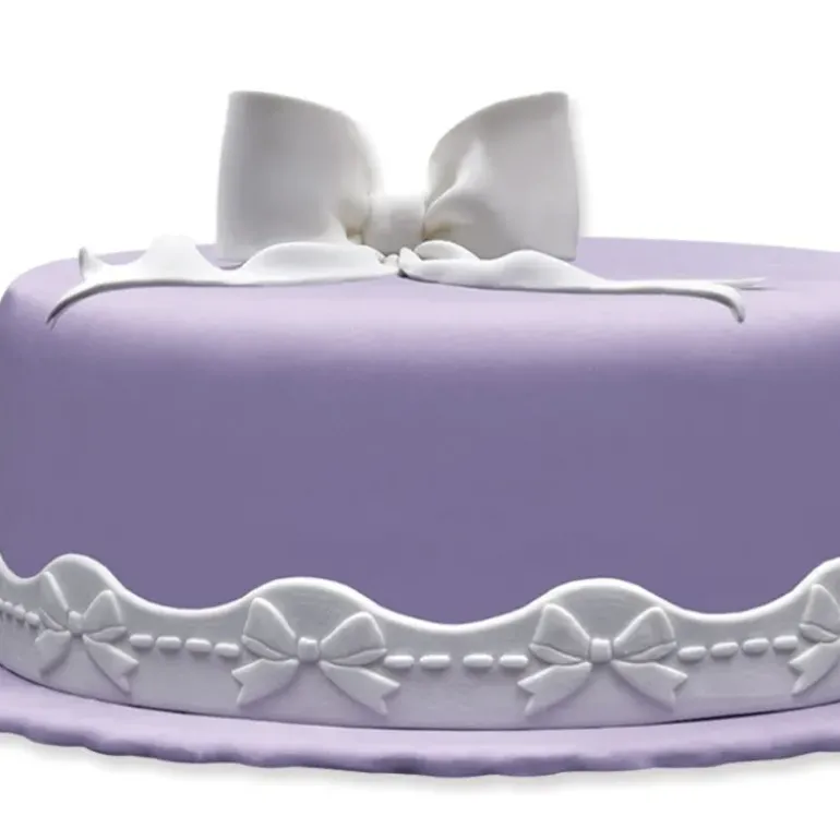 Ruban Pate à Sucre Nœuds 1,25 m x H 3 cm (x2) Patisdécor