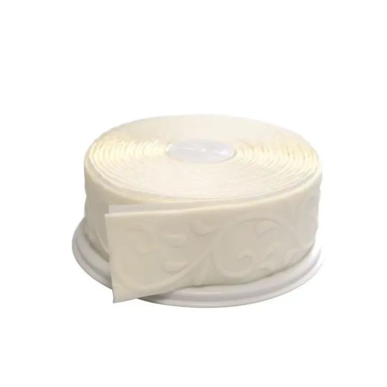 Ruban Pâte à sucre Blanc 5 mètres