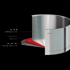 Sauteuse Ø 22 cm Strate Amovible Inox Cristel