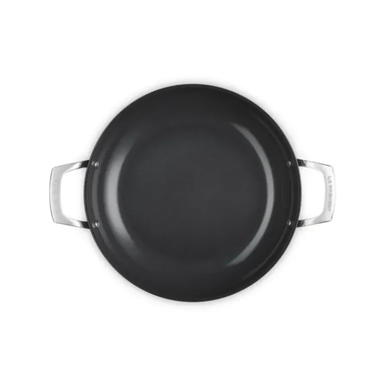 Sauteuse Antiadhérente Essentiel Céramique 30 cm et couvercle Le Creuset