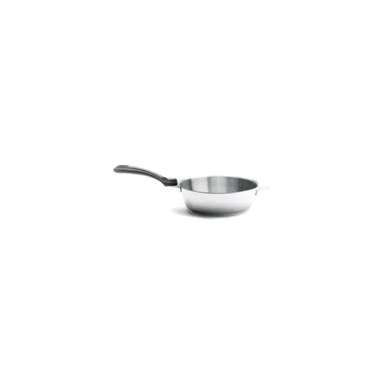 Sauteuse bombée tout Inox sans Queue Ø 24 cm Twisty de Buyer