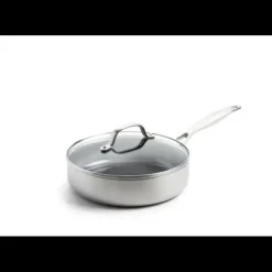Sauteuse en Céramique Ø 24 cm + Couvercle, collection GENEVA GreenPan™