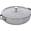 Sauteuse en Fonte Chistera 28 cm Gris Graphite Staub