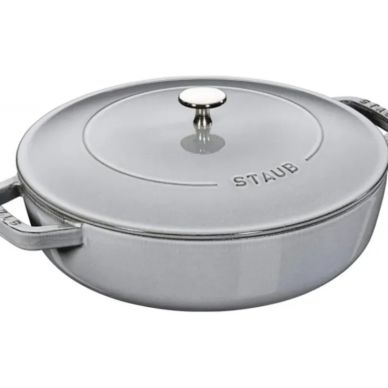 Sauteuse en Fonte Chistera 28 cm Gris Graphite Staub