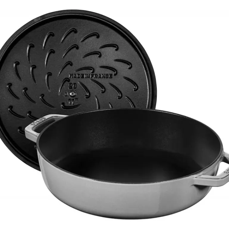 Sauteuse en Fonte Chistera 28 cm Gris Graphite Staub