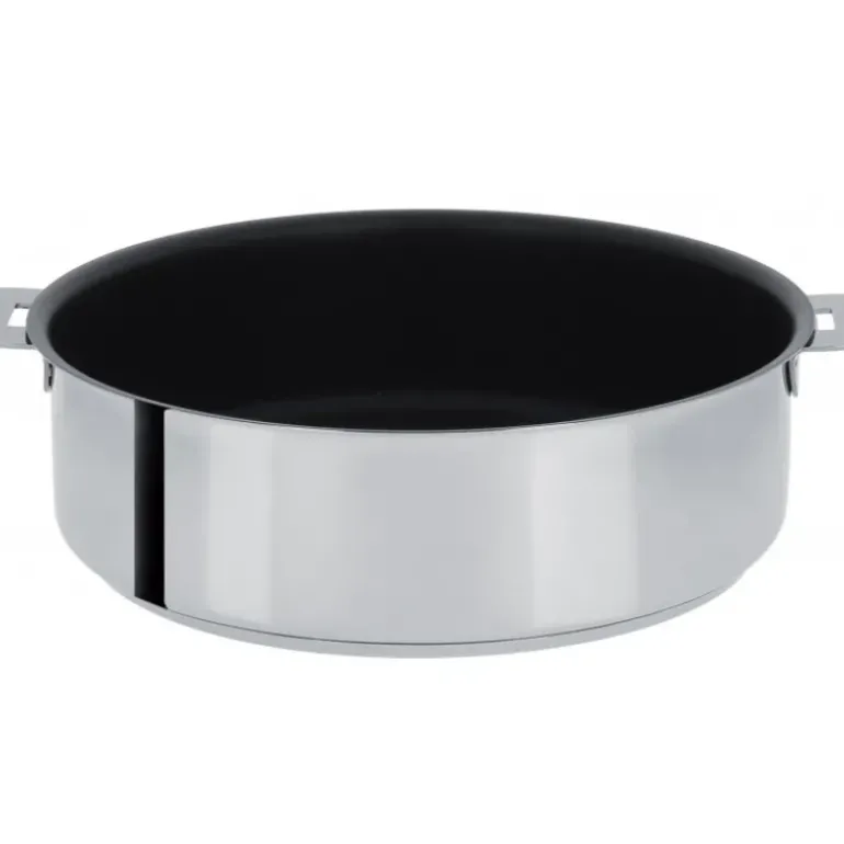 Sauteuse Mutine Ø 26 cm Manche Amovible Anti-Adhésive Inox Cristel