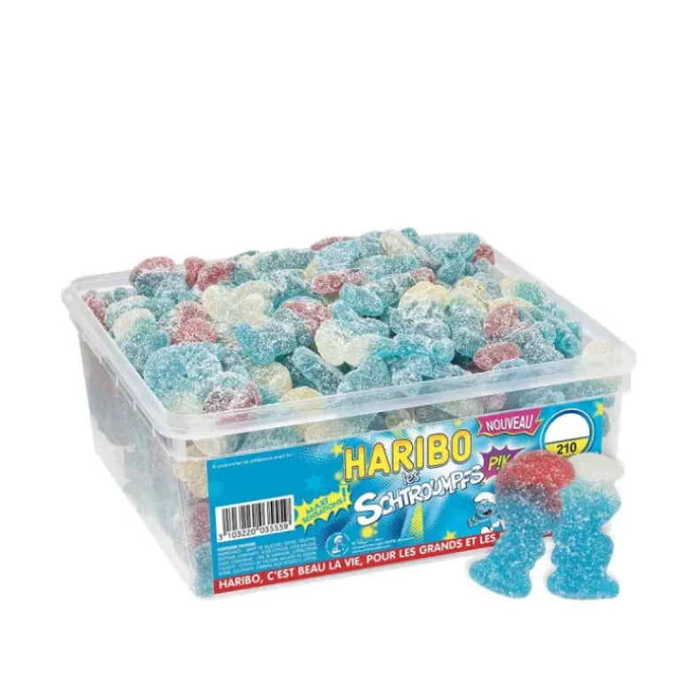 Schtroumpf Pik x 210 - Boîte Bonbon Haribo