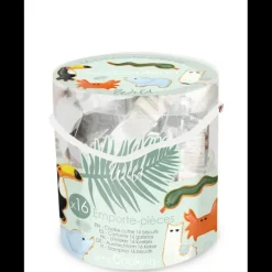 Seau 16 Emporte-Pièces Thème Animaux Wild Scrapcooking