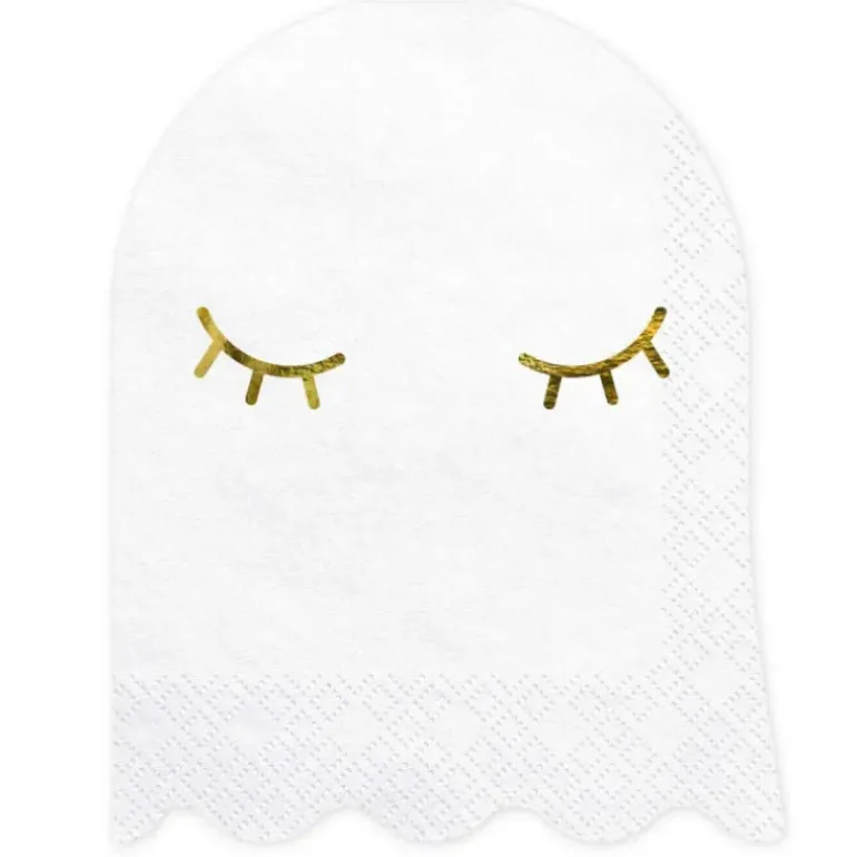 Serviettes en Papier Fantôme Halloween PartyDeco (x20)