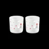 Set 2 Mugs en Céramique Motifs Cœur 350 ml Le Creuset